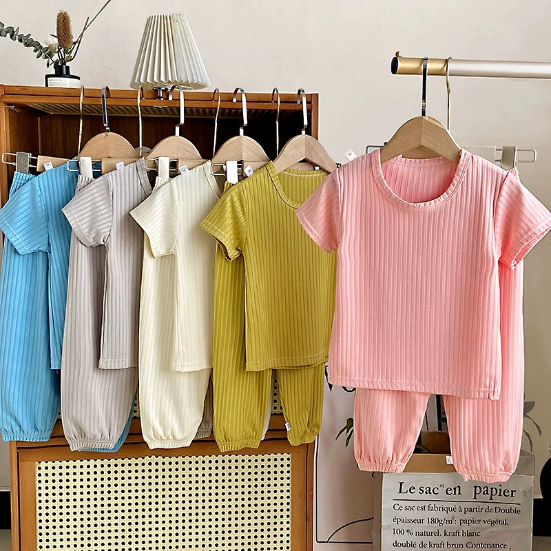 Conjunto de pijama verano para niños – ropa cómoda fina