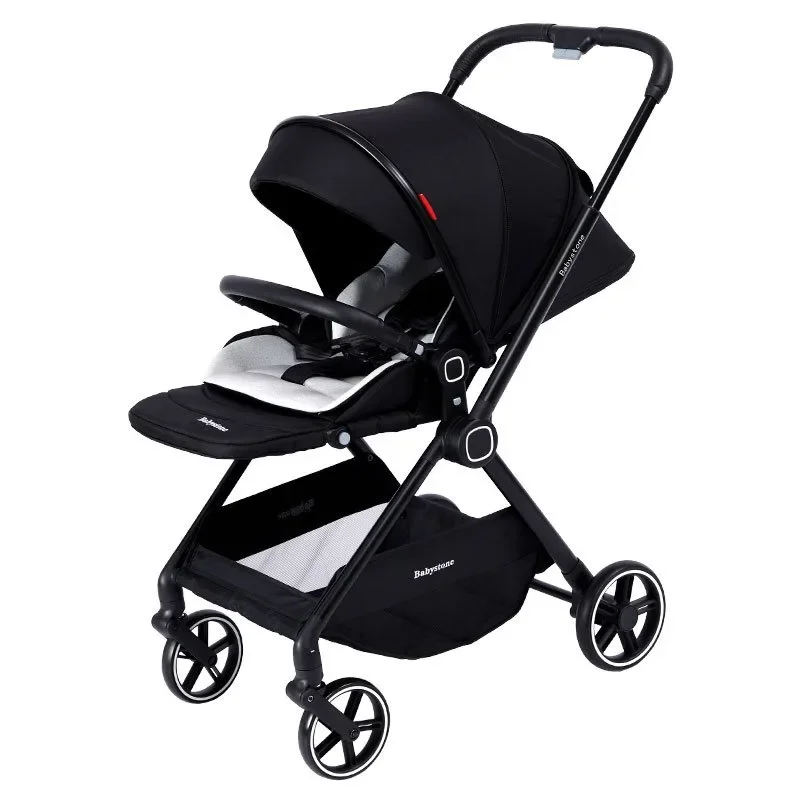 Cochecito de bebé plegable y reversible con capazo-hamaca ergonómico - imagen 2