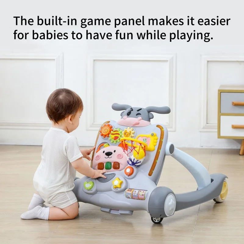 Carrito para caminar con patas antideslizantes y plegable