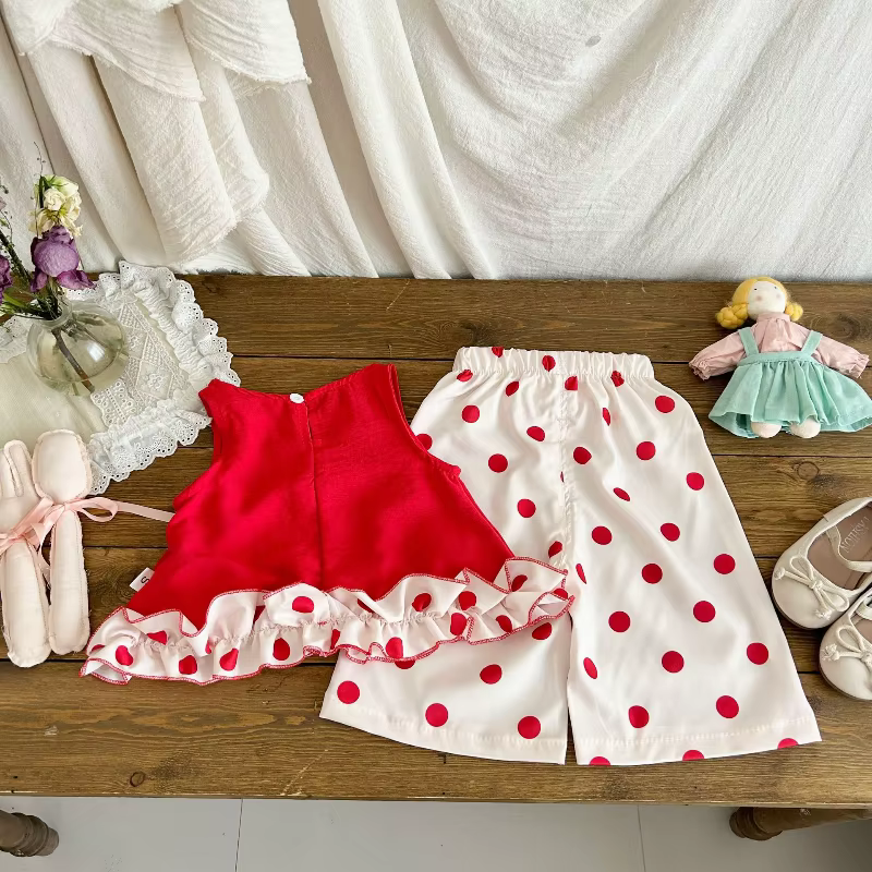 Conjunto de verano para bebé: chaleco y pantalón corto - imagen 4
