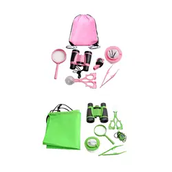 Kit de exploración natural con mochila para camping infantil