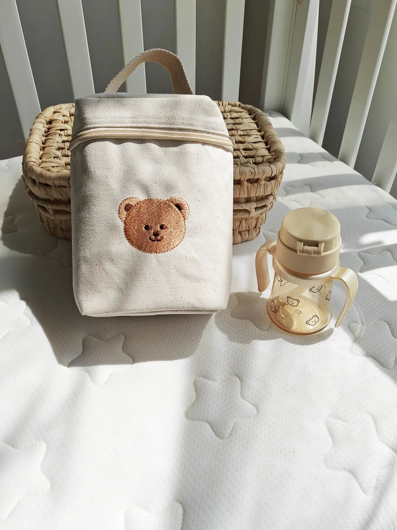 Bolsa térmica para cochecito de bebé, guarda leche y biberones - imagen 5