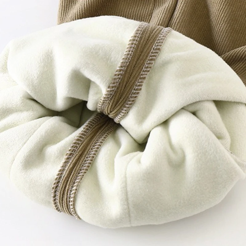 Pantalones de terciopelo grueso para niños, térmicos otoño-invierno - imagen 5