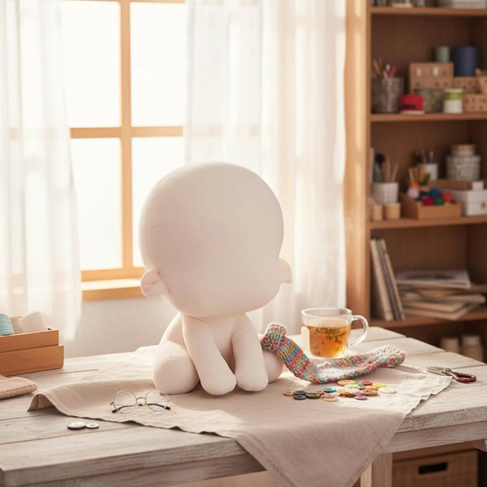Peluche suave liso sin estampado, juguete acogedor para niños - imagen 5