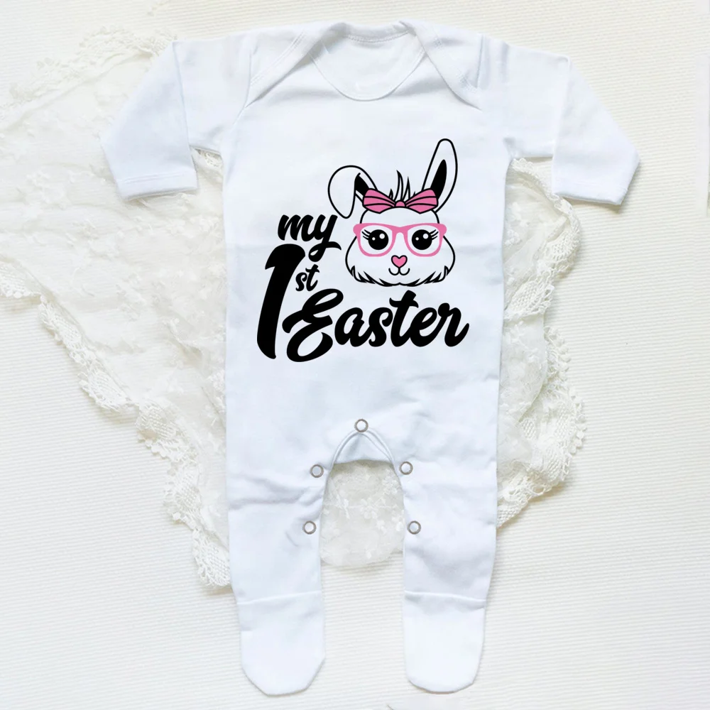 Pijama Pascua bebé - detalle cierre