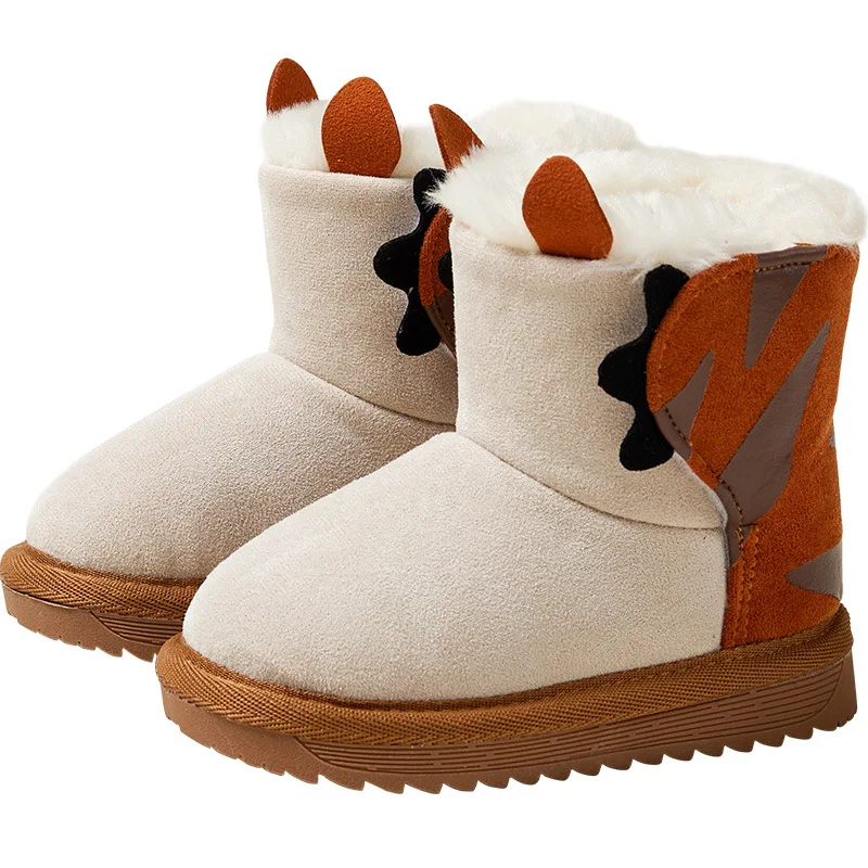 Botas de nieve de gamuza para niños - Antideslizantes y cálidas - imagen 4