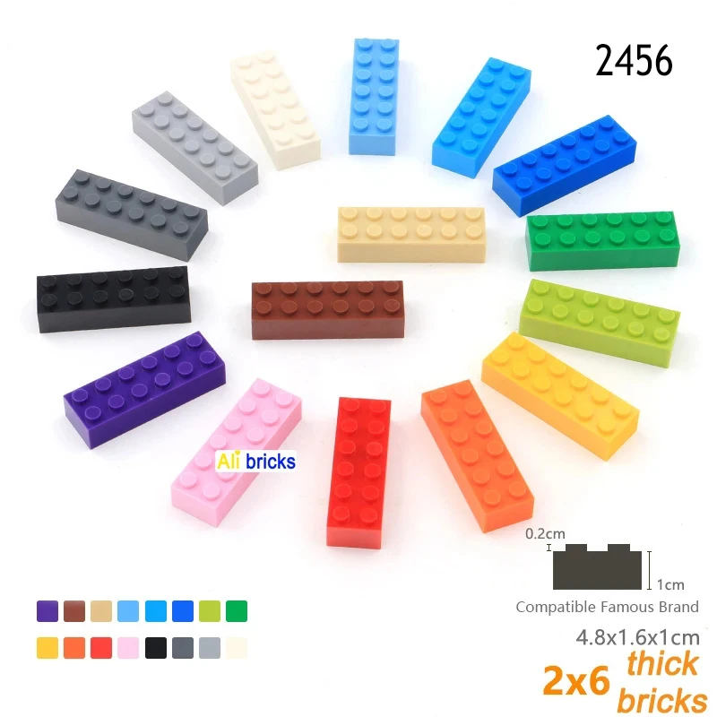 Ladrillos de construcción 2456 piezas - Set creativo para niños