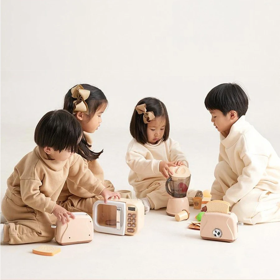 Cocina infantil con electrodomésticos simulados – Juguete educativo - imagen 3