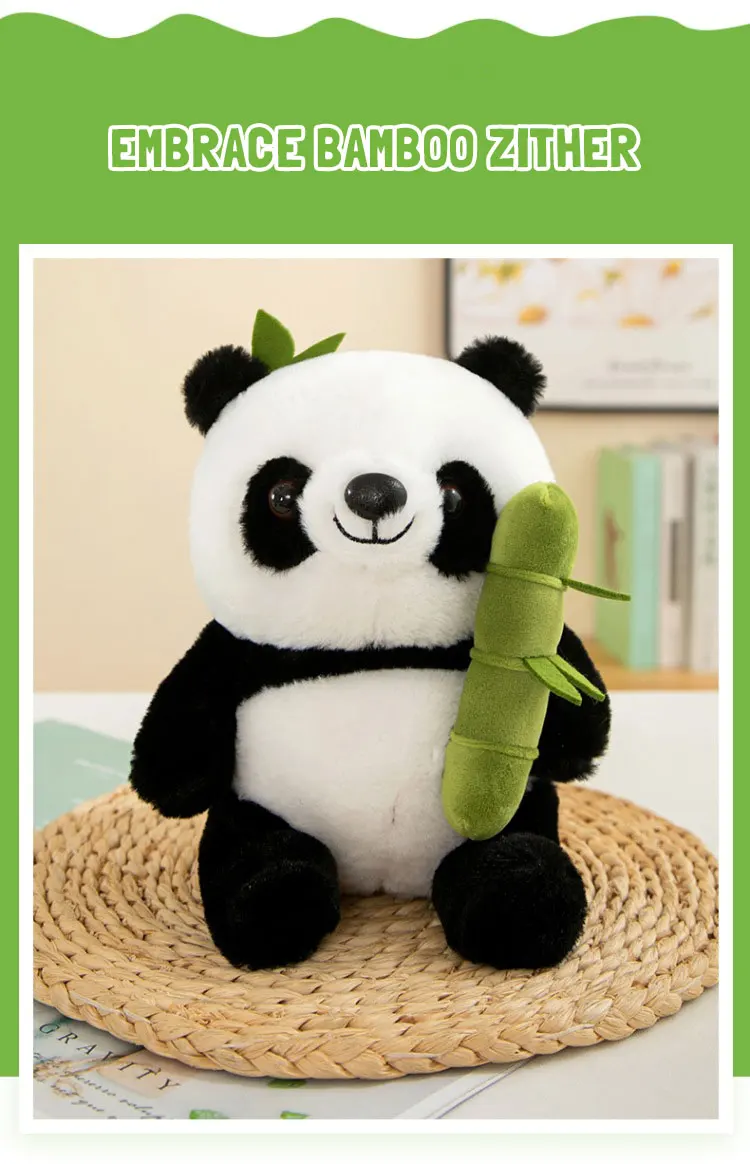 Textura y acabado del peluche panda