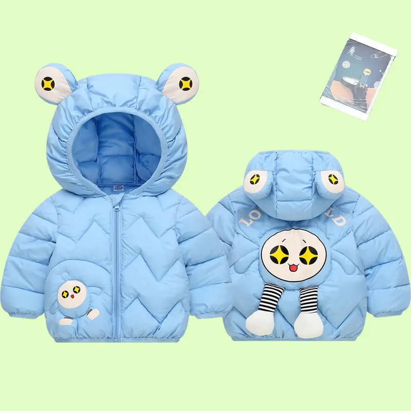 Chaqueta acolchada con capucha y cremallera ligera para niños y niñas - imagen 5