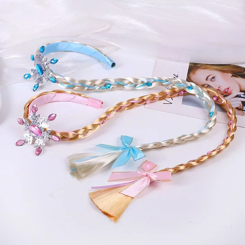 Corona princesa para niña – Diadema suave con aro de cabeza - imagen 2