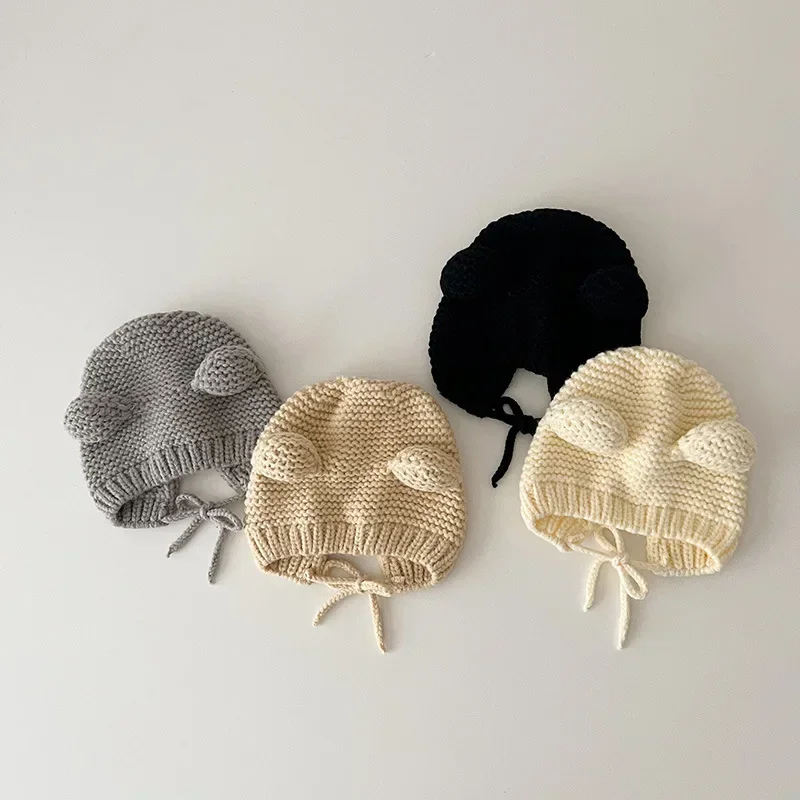 Gorro orejas oso para bebé – Estilo Kawaii cute - imagen 5