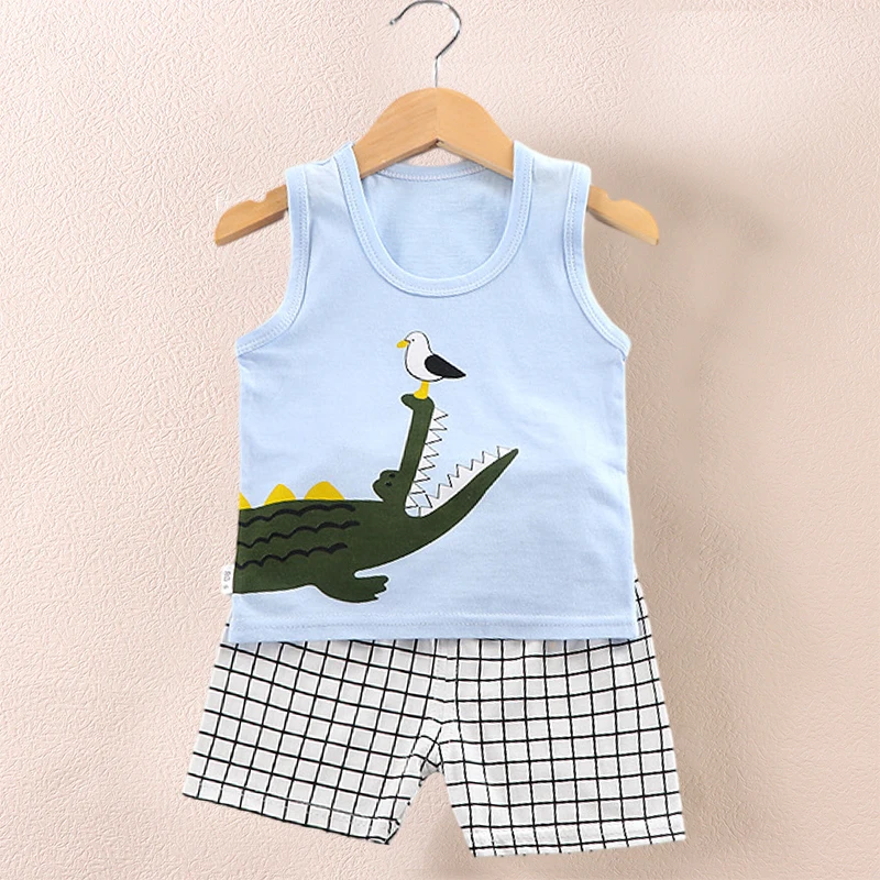 Conjunto de verano para niño: camiseta sin mangas y pantalón corto - imagen 2