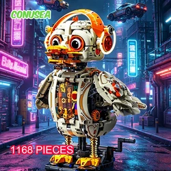 Set de ladrillos con robot pato mecánico de montaje educativo