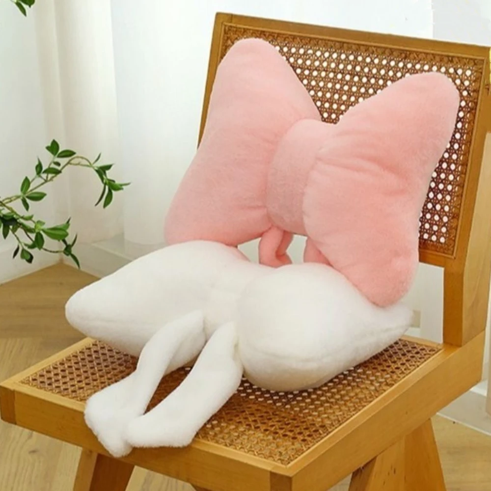 Almohada de peluche con lazo para asiento infantil suave cómoda - imagen 2