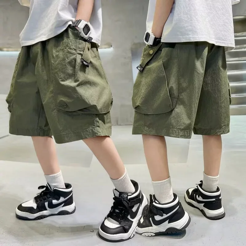 Pantalones cortos de verano para niño – estilo cómodo y bolsillos - imagen 3
