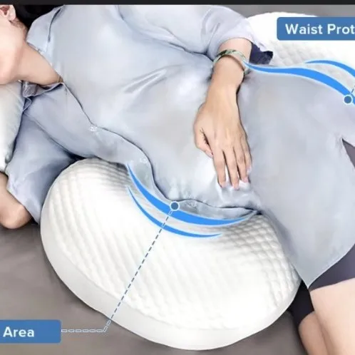 Almohada ergonómica de embarazo con soporte lumbar y abdominal - imagen 5