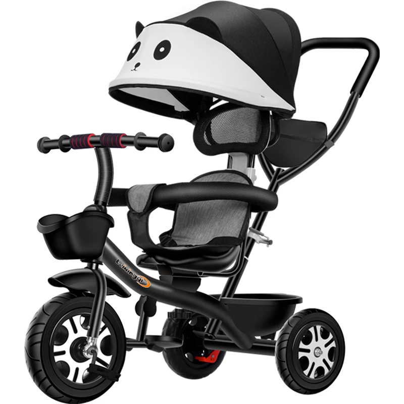 Triciclo evolutivo bidireccional con capota para niños de paseo - imagen 2