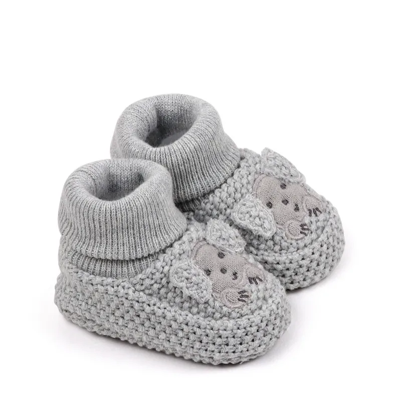 Calcetines de bebé y primeros caminantes tejidos suaves para invierno - imagen 4
