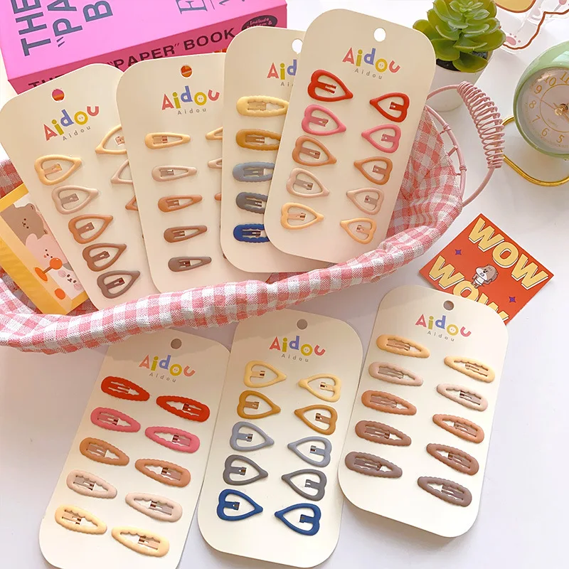Pinzas pelo bebé a presión con estrellas coloridas para niñas - imagen 3