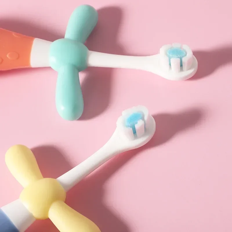 Cepillo de dientes manual para niños 1-6 años, suave y bonito - imagen 3
