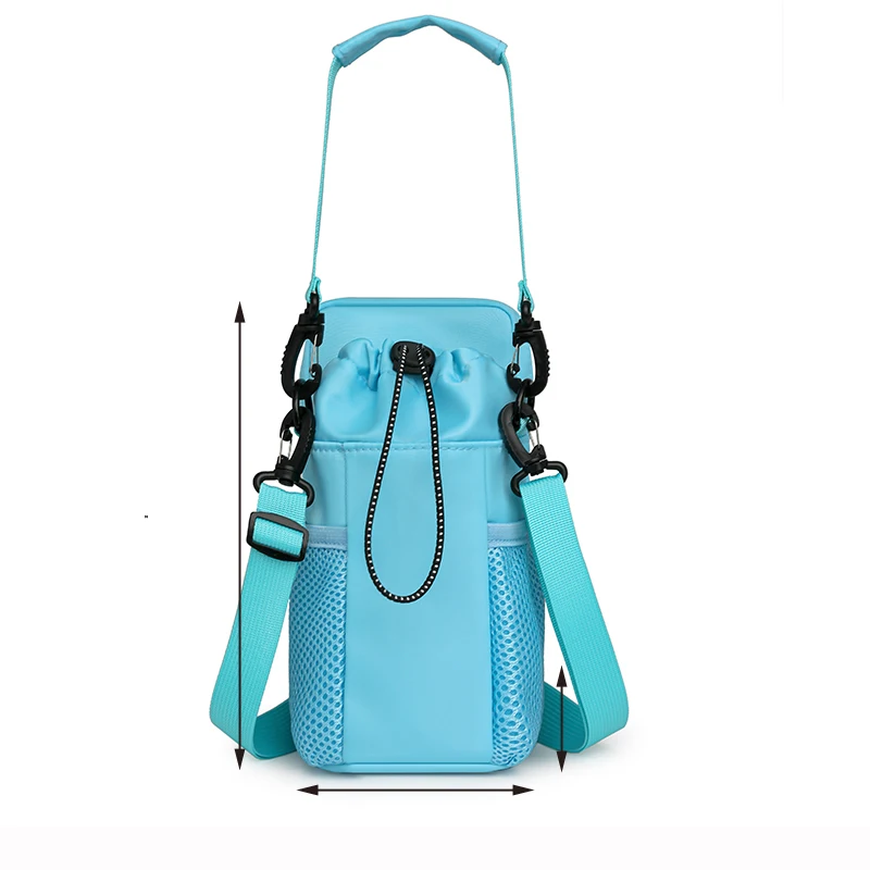 Bolsa bandolera infantil para paseos con bolsillo para botella - imagen 5