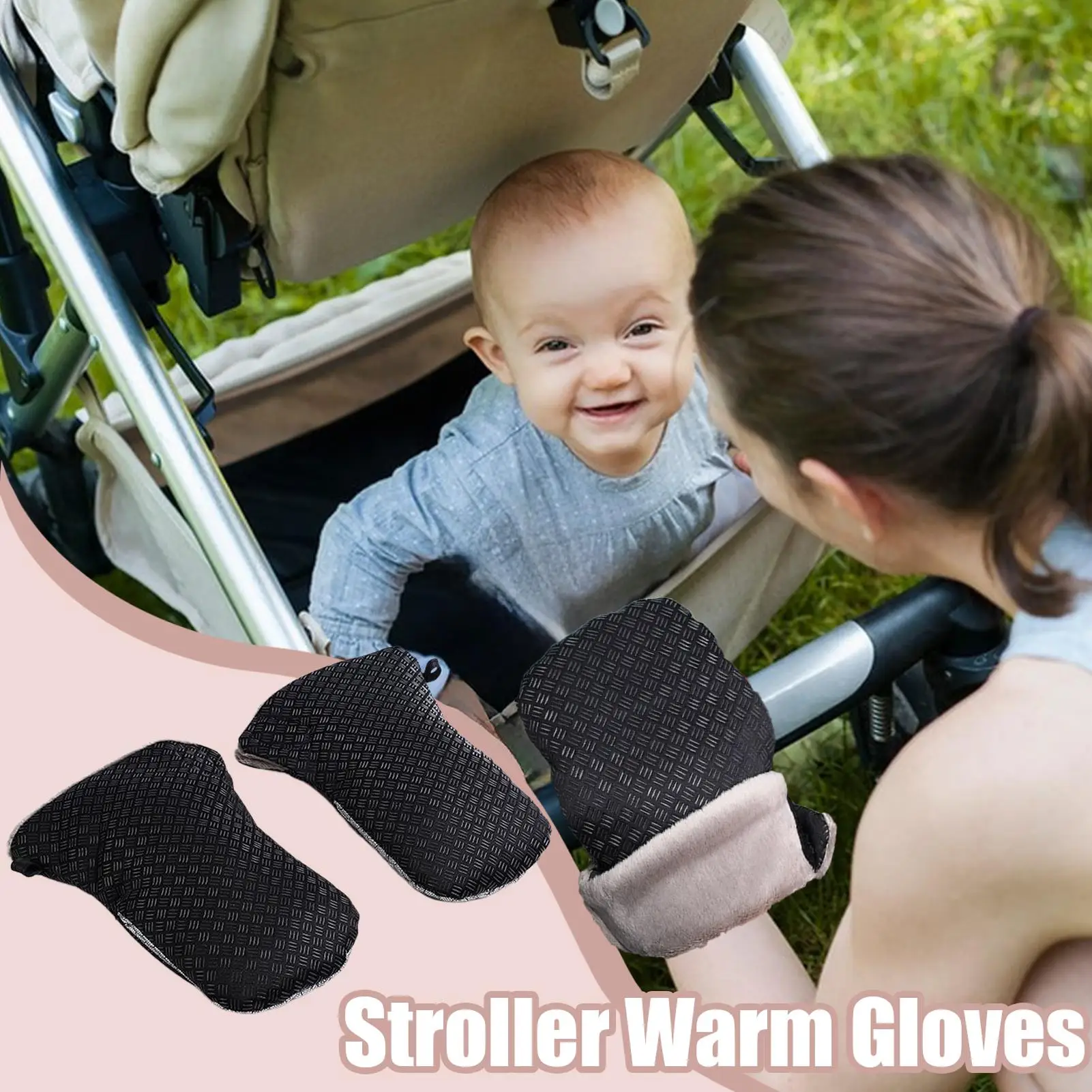 Guantes impermeables para cochecito de bebé – Calientamanos infantil - imagen 3