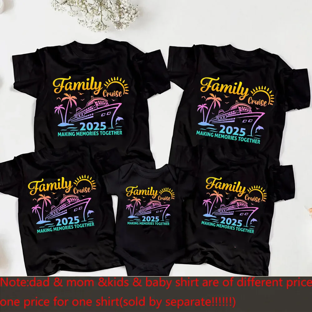 Camisas padre e hijo de algodón transpirable para el verano - imagen 3