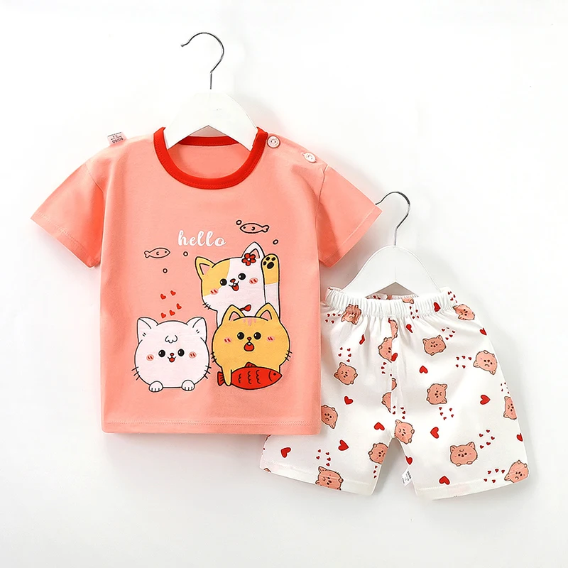 Conjunto de verano infantil: camiseta estampada y pantalón corto - imagen 5