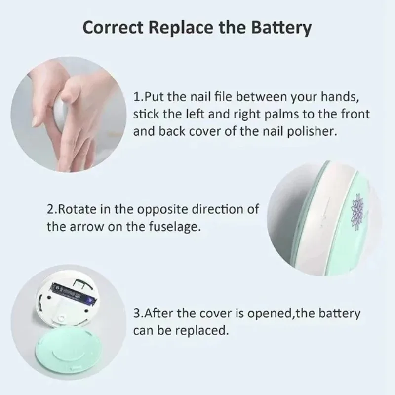 Cortauñas eléctrico para bebé con kit de higiene y manicura - imagen 5
