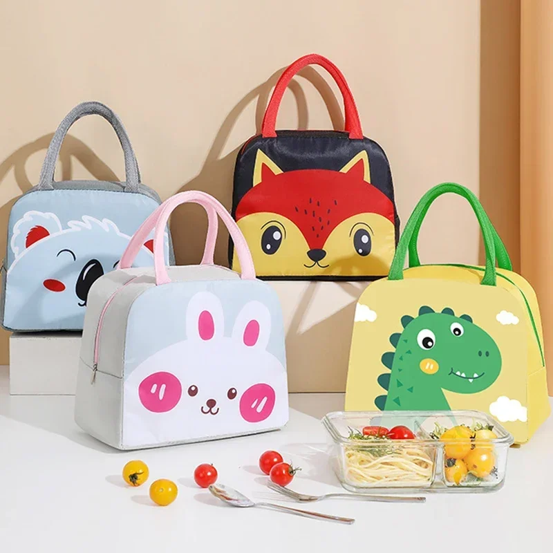Bolsa de almuerzo infantil térmica con dibujos animados - tela Oxford - imagen 5
