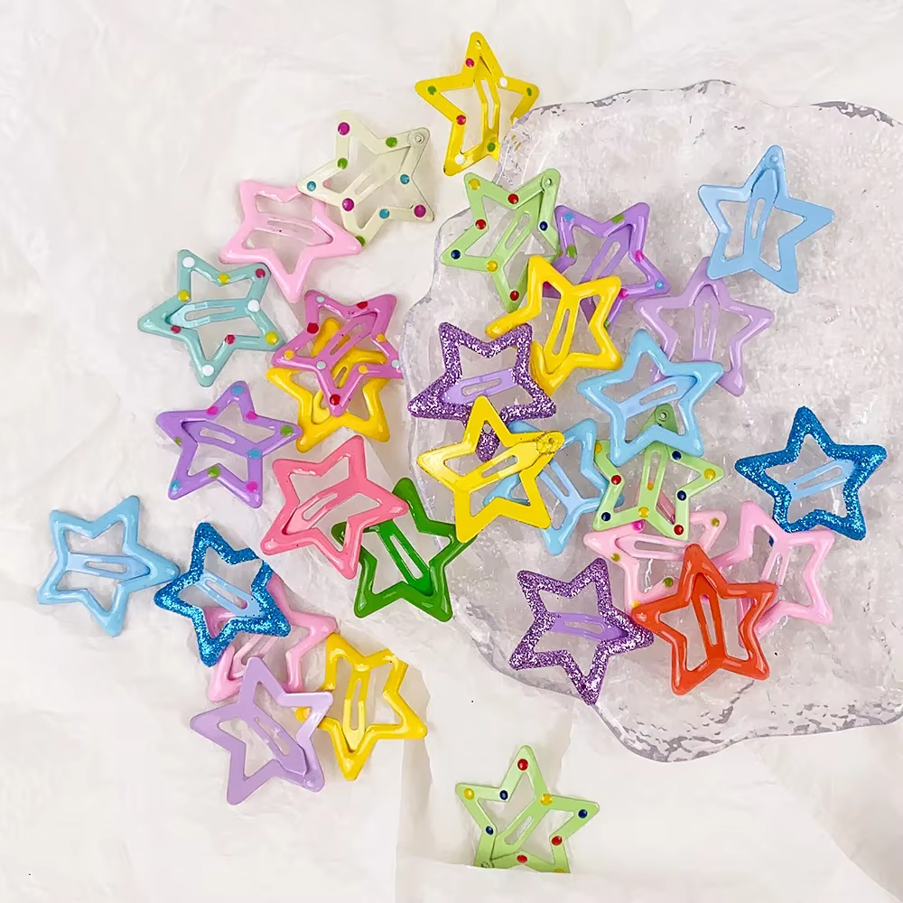 Pinzas y horquillas brillantes para el pelo de niña - imagen 5