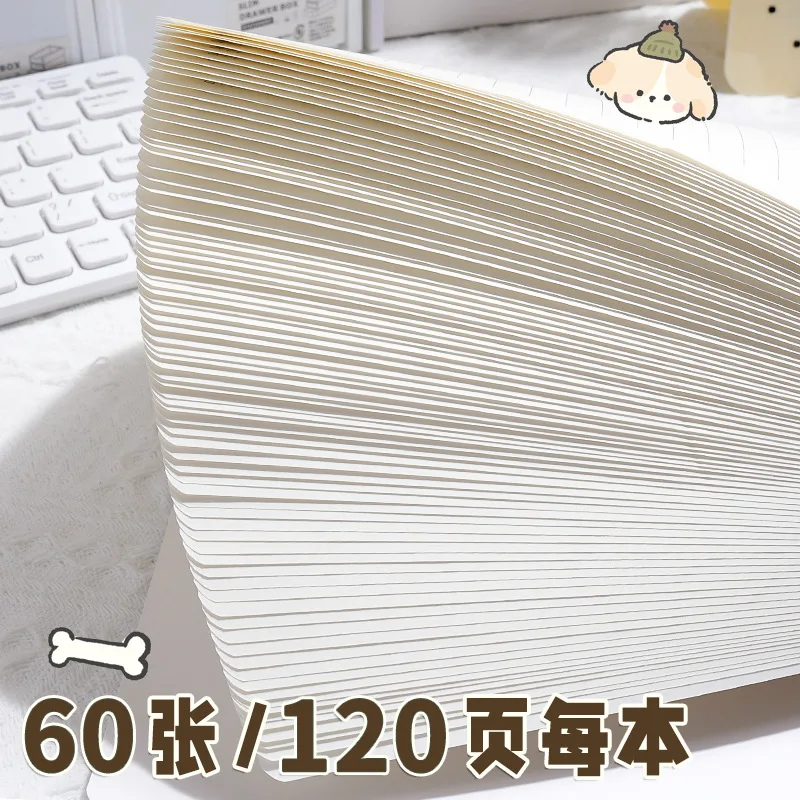 Cuaderno A5 de bobina con cubierta dura dibujos animados kawaii