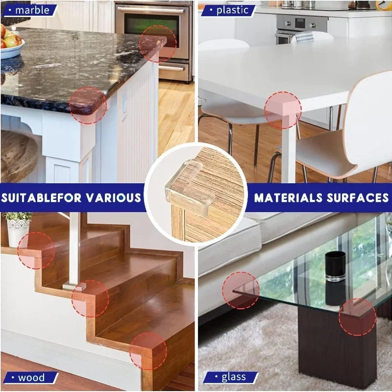 Protector de esquinas antivuelo para muebles – Seguridad infantil - imagen 5