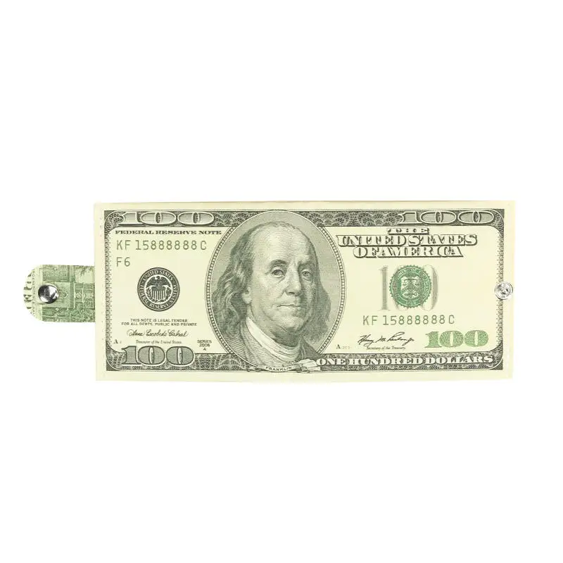 Cartera unisex elegante con broche y portamonedas con clips para billetes - imagen 4