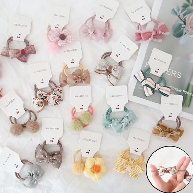 Diadema elástica con lazo para niña - Accesorios de pelo infantil - imagen 3