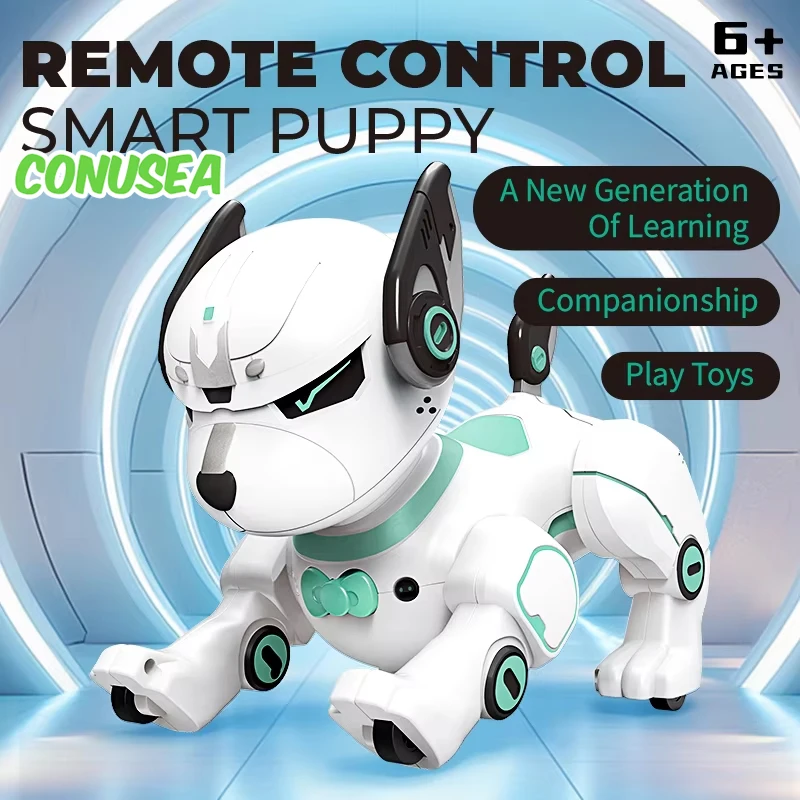 Robot de radio control para cachorros, juguete interactivo