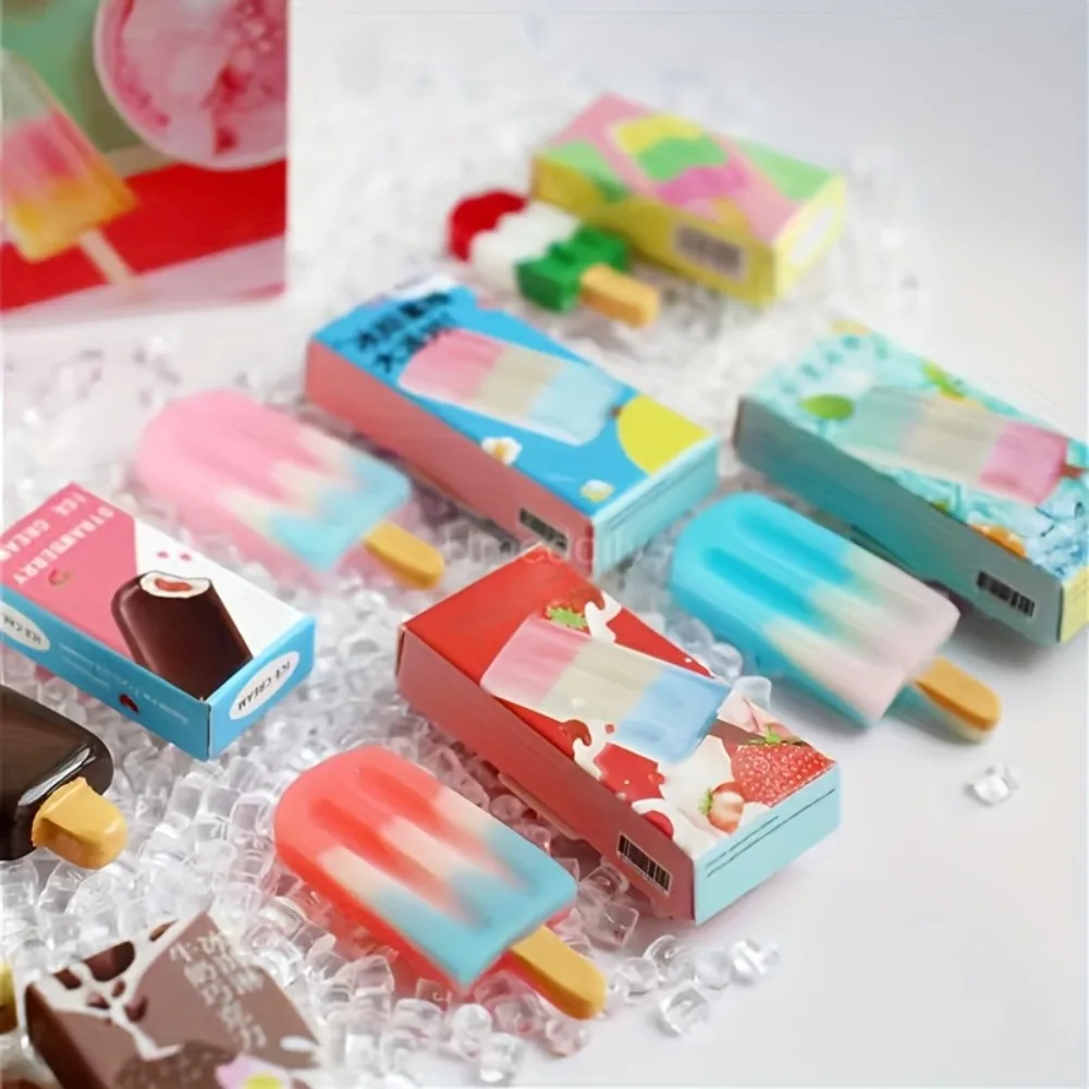 Helados miniatura con caja para casa de muñecas de resina - imagen 4