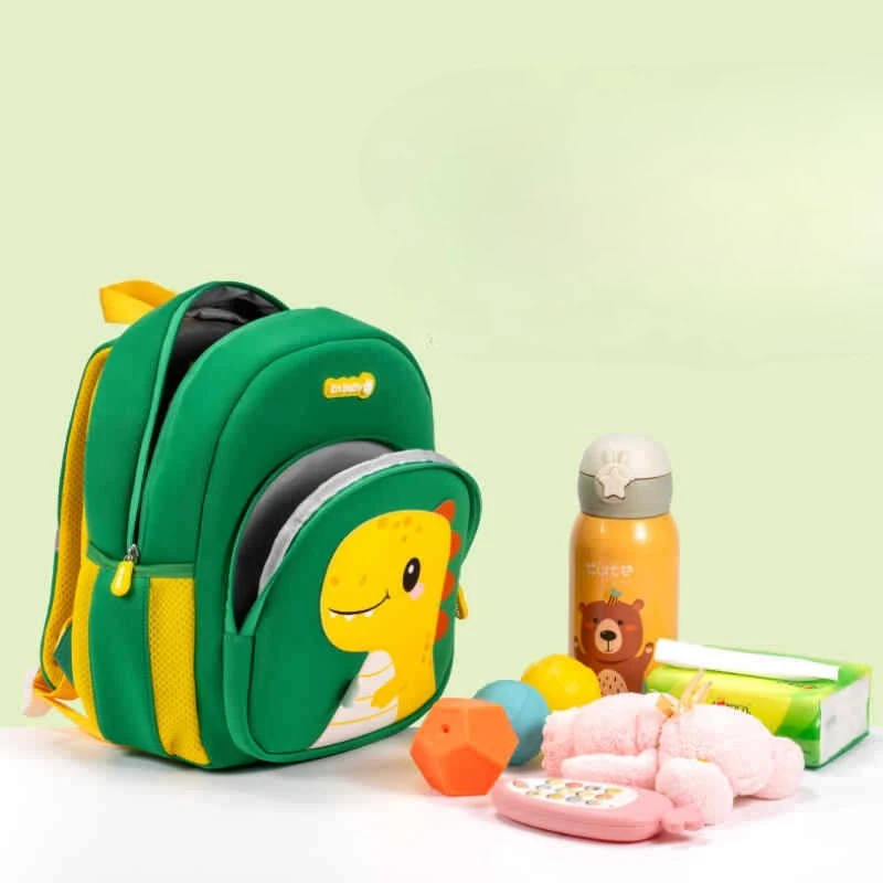 Mochila escolar ligera infantil de dinosaurios estilo Kawaii - imagen 3