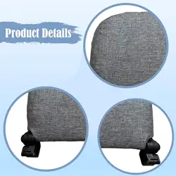 Reposapiés desmontable de tela Oxford con soporte acolchado
