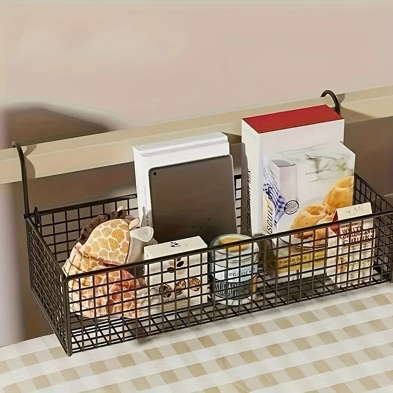 Organizador de almacenamiento plástico para cama, ahorra espacio - imagen 5