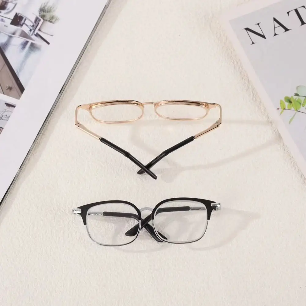 Gafas de metal para muñecas 20 cm - marco elíptico, juego fotográfico - imagen 2