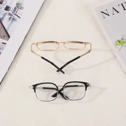 Gafas de metal para muñecas 20 cm - marco elíptico, juego fotográfico