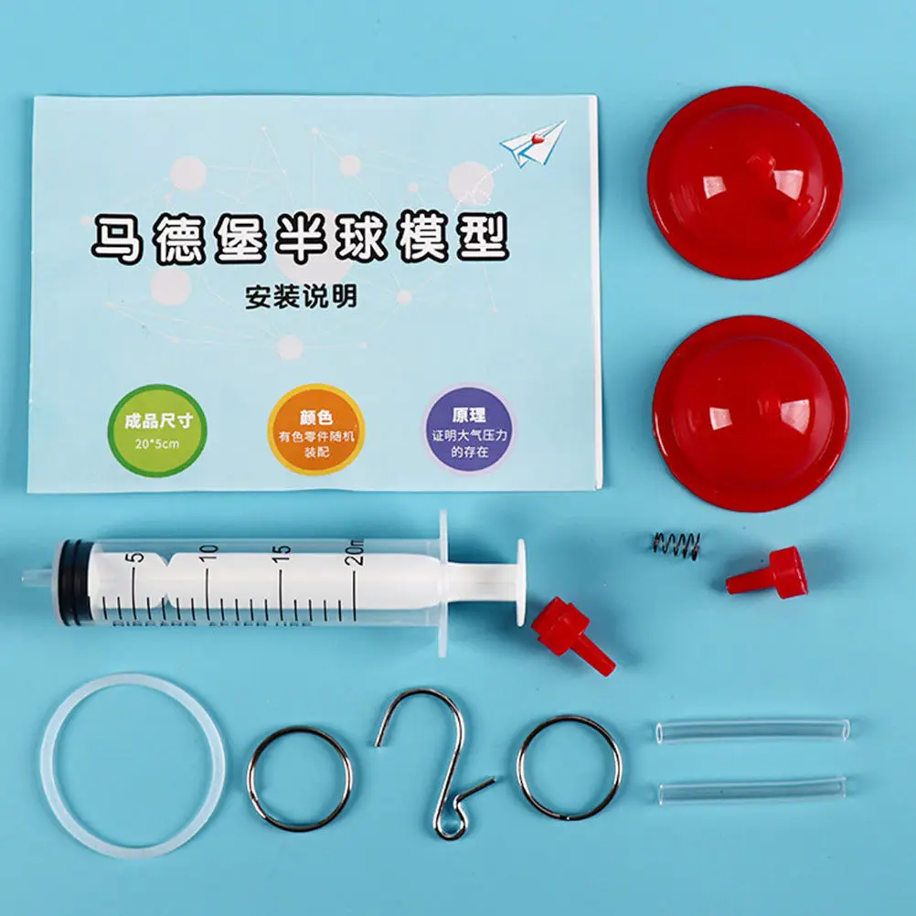 Kit de ciencia para niños: experimento hemisferios de Magdeburgo - imagen 3