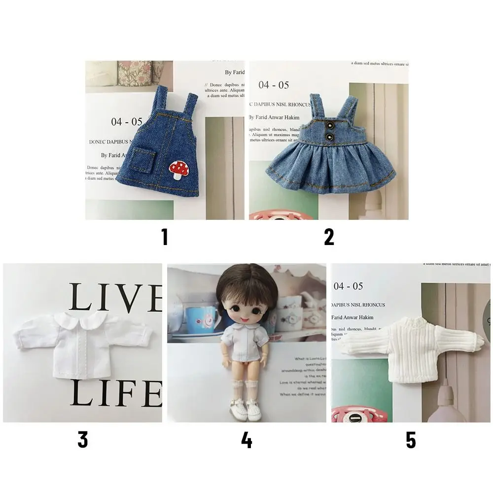 Detalle del conjunto de ropa casual para muñeca BJD 1/12