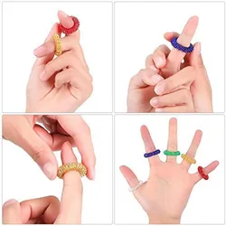 Anillos de acupresión infantiles para aliviar estrés - Masajeador