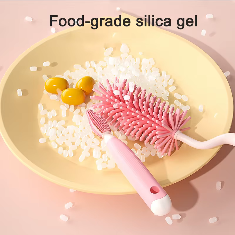 Kit de limpieza biberones con cepillos silicona seguros - imagen 5