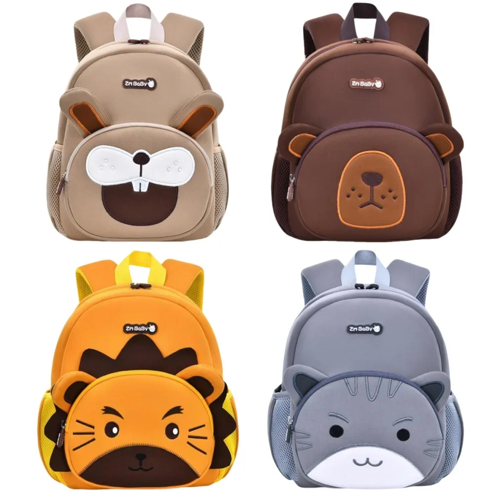 Mochila infantil impermeable con motivo animal para guardería