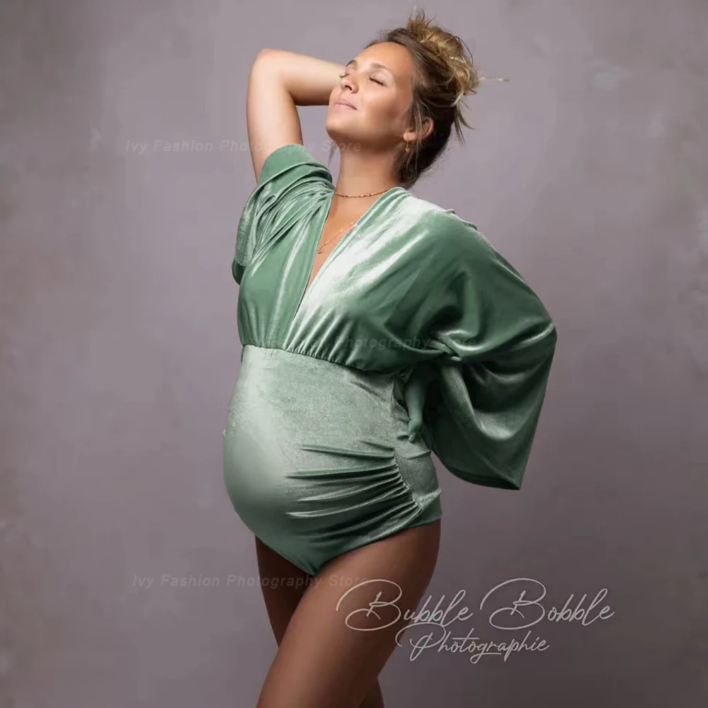 Accesorios de fotografía de maternidad terciopelo Boho