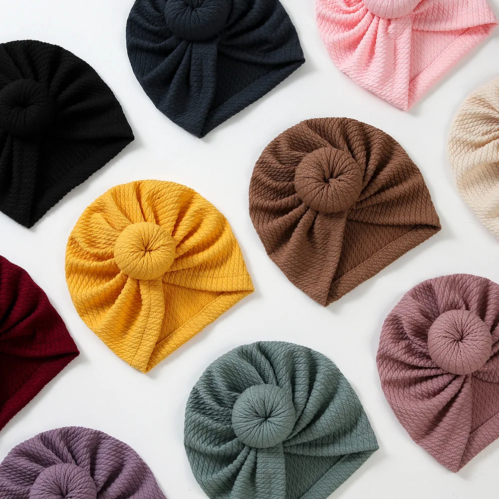 Turbante de algodón suave para bebé recién nacido - imagen 4